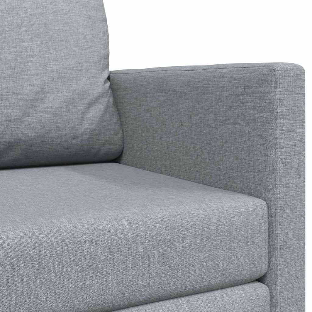 vidaXL Slaapbank 110cm Lichtgrijs Stof
