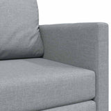 vidaXL Slaapbank 110cm Lichtgrijs Stof