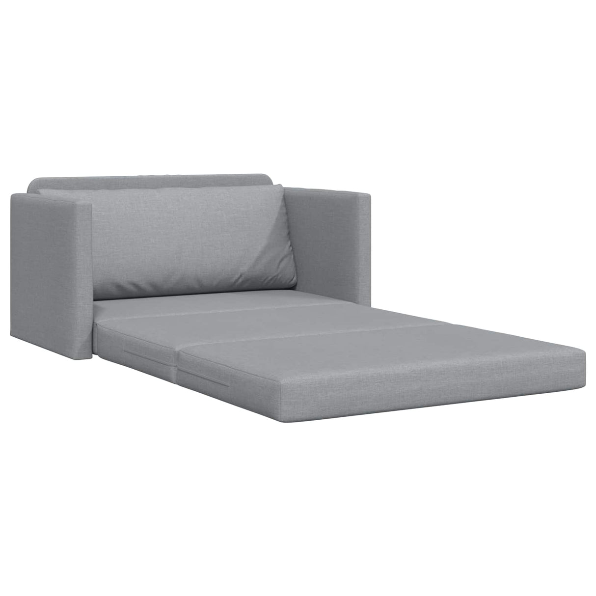 vidaXL Slaapbank 110cm Lichtgrijs Stof
