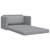 vidaXL Slaapbank 110cm Lichtgrijs Stof