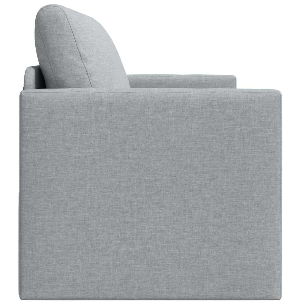 vidaXL Slaapbank 110cm Lichtgrijs Stof