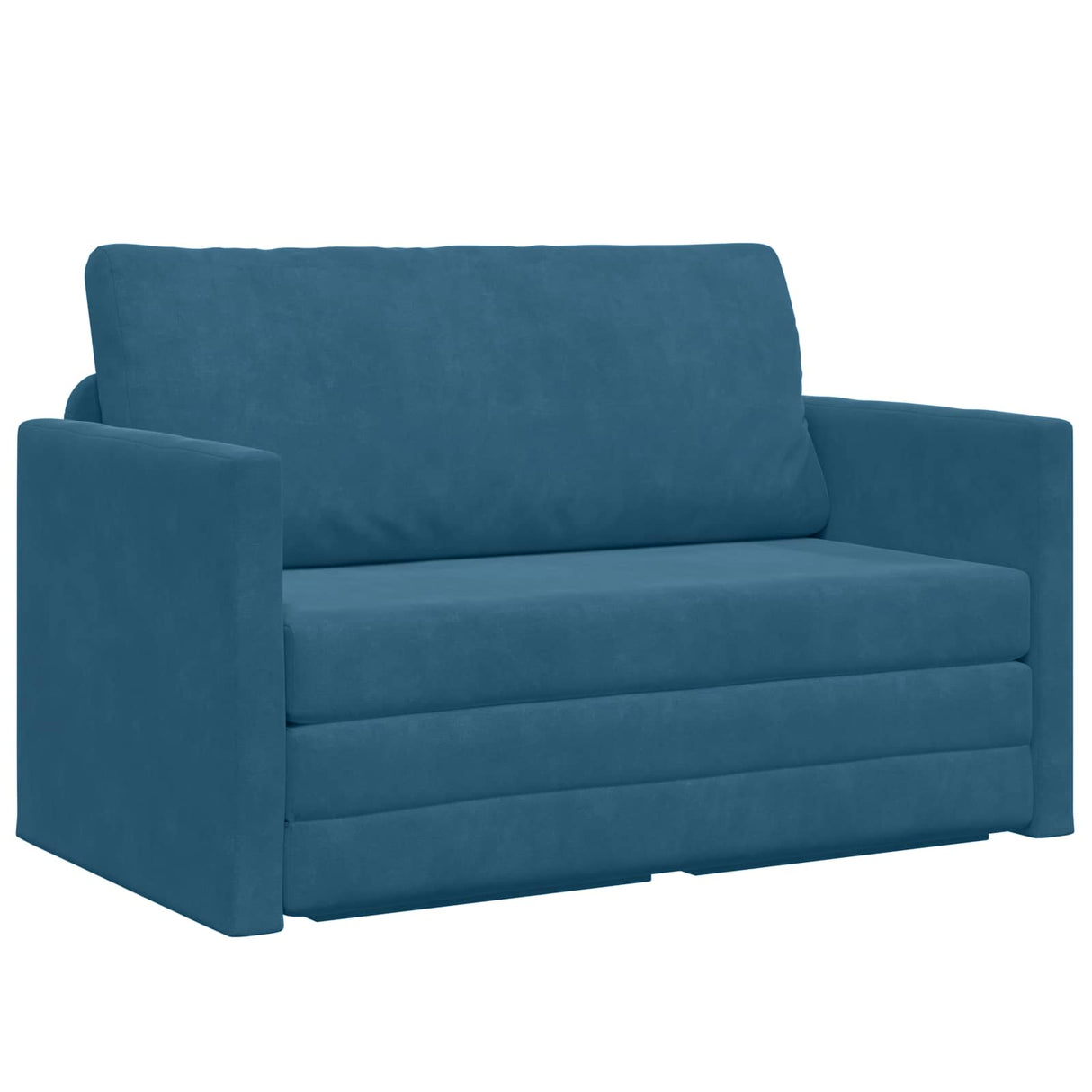 vidaXL Slaapbank 110 cm Bleu Fluweel