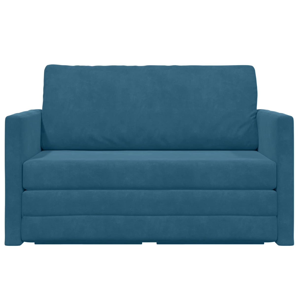 vidaXL Slaapbank 110 cm Bleu Fluweel
