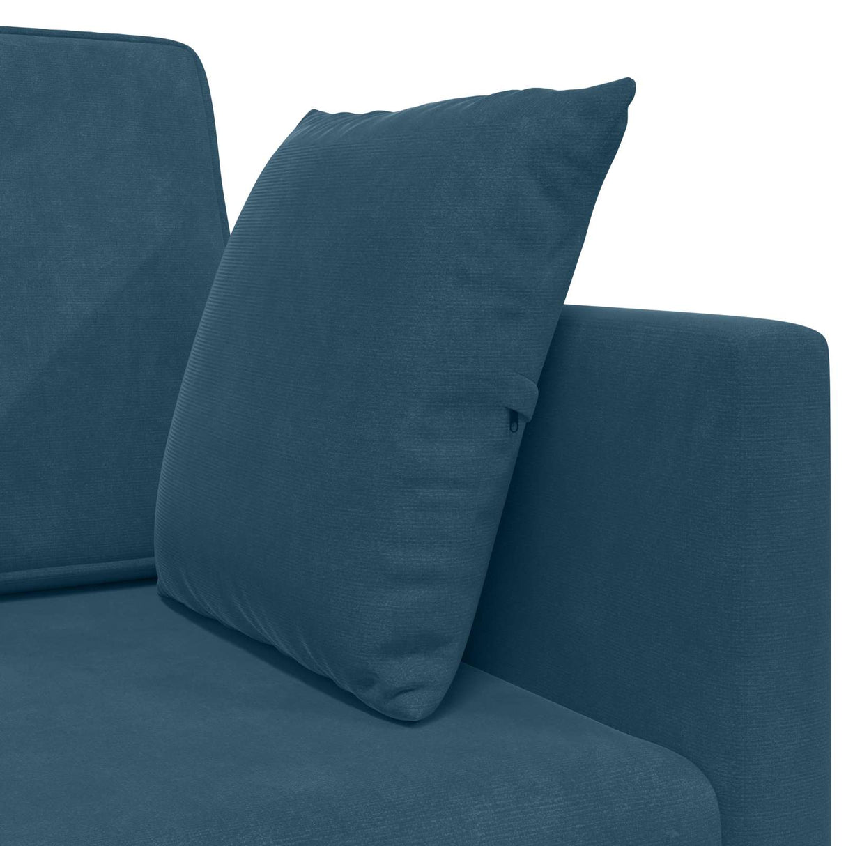 vidaXL Vloerslaapbank 200cm Blauw Fluweel