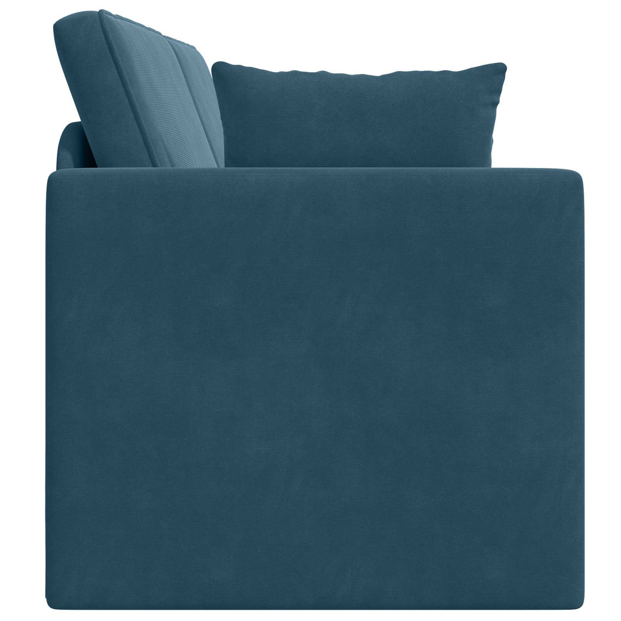 vidaXL Vloerslaapbank 200cm Blauw Fluweel