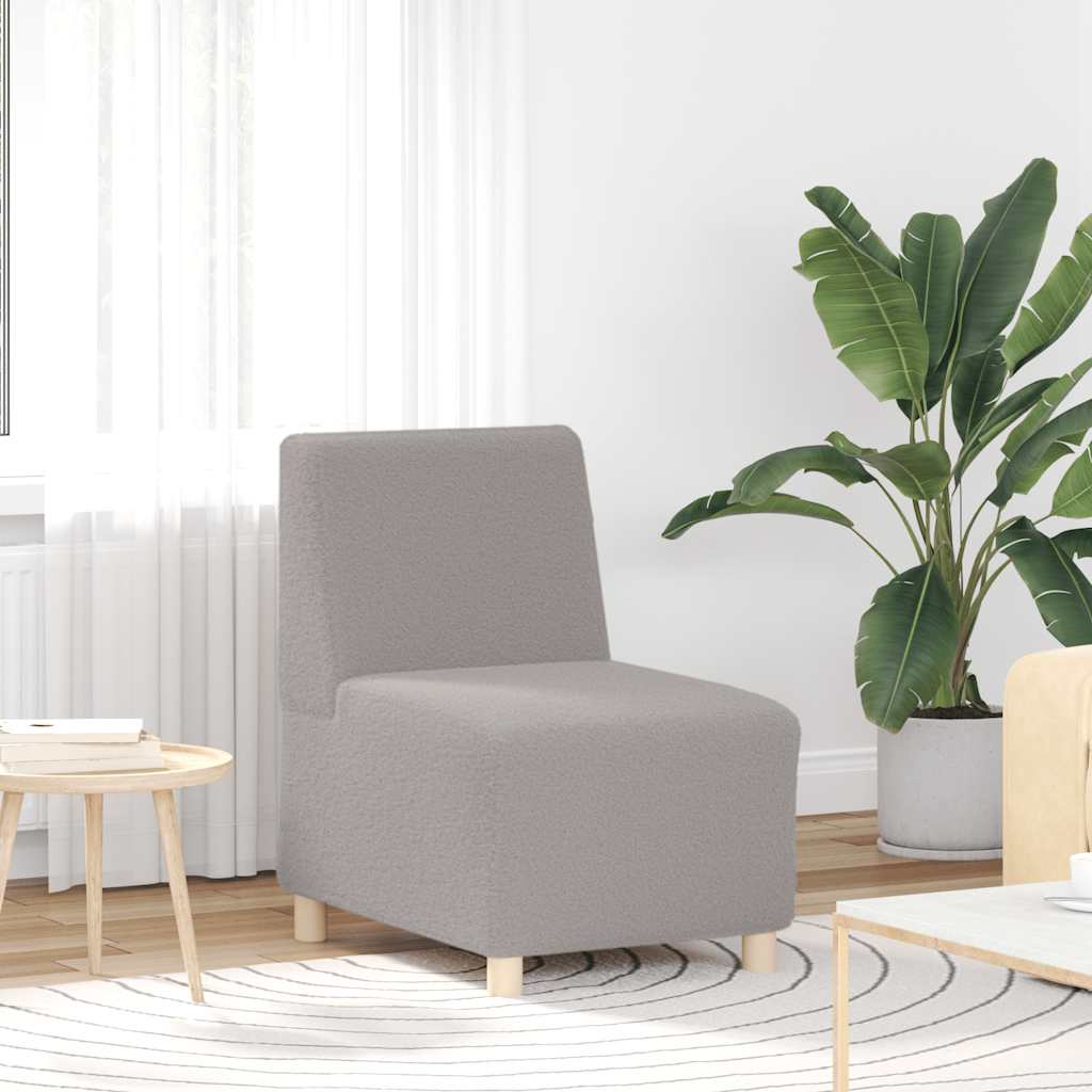 vidaXL Modulaire Sofa Eenheid Armless 2 pcs Beige 55 x 74 x 82 cm