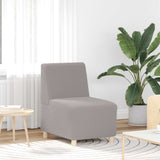 vidaXL Modulaire Sofa Eenheid Armless 2 pcs Beige 55 x 74 x 82 cm