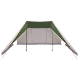 vidaXL Tipi Tent with Roof Storage Green 660 x 456 x 200 cm Taffeta