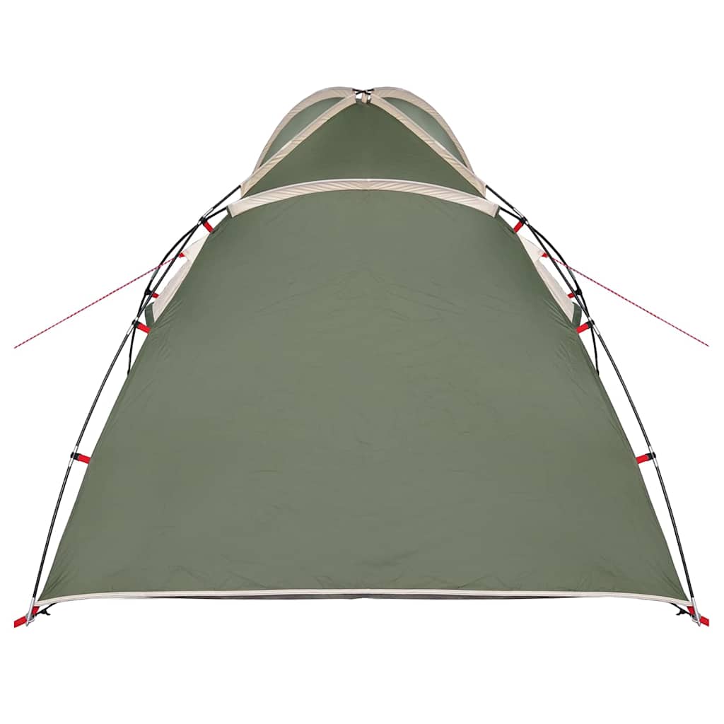 vidaXL Playhouse Tent with Roof with Storage Green 370 x 230 x 185 cm taffeta
