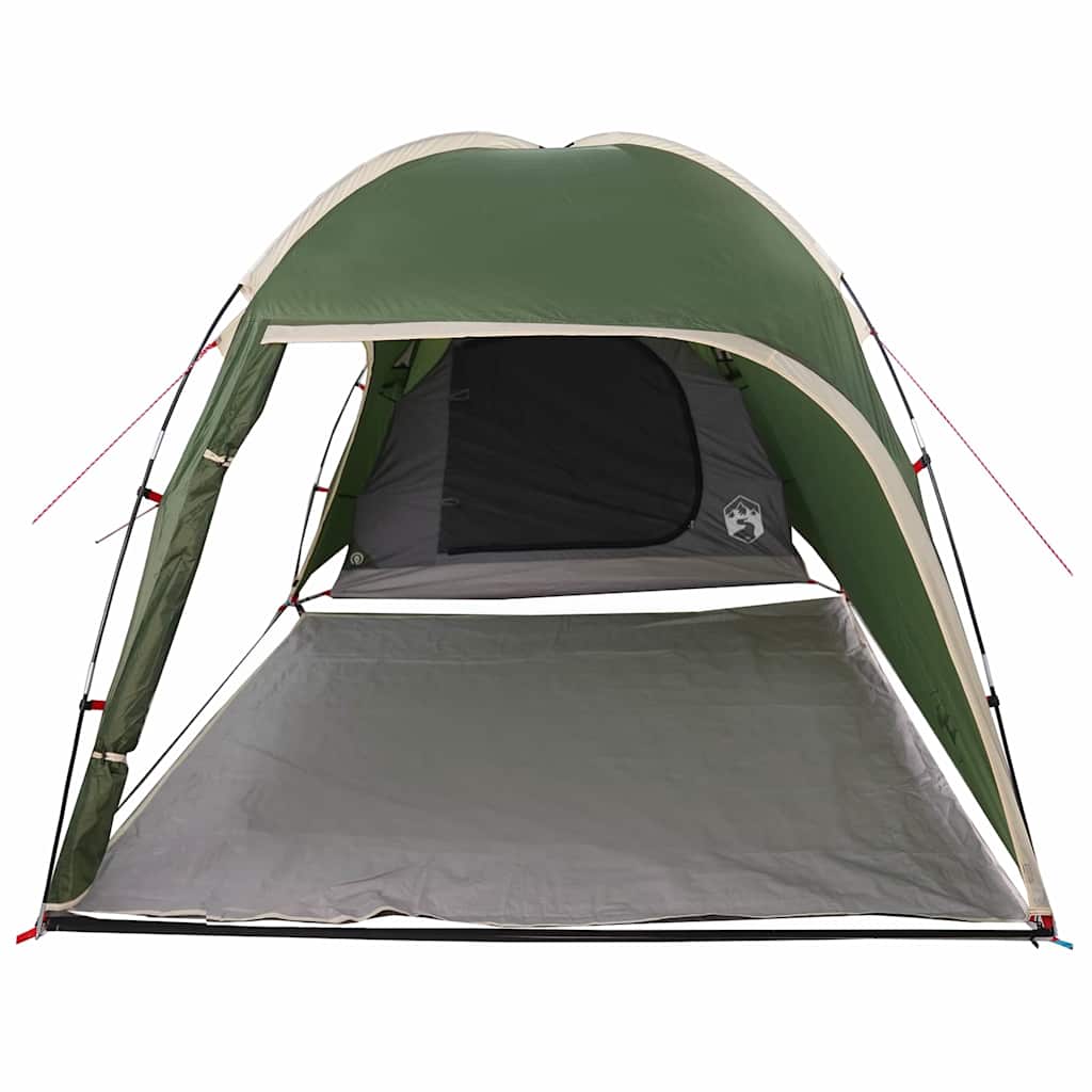vidaXL Playhouse Tent with Roof with Storage Green 370 x 230 x 185 cm taffeta