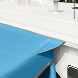 vidaXL Achterkleptent met dak Groen 285 x 255 x 245 cm taft