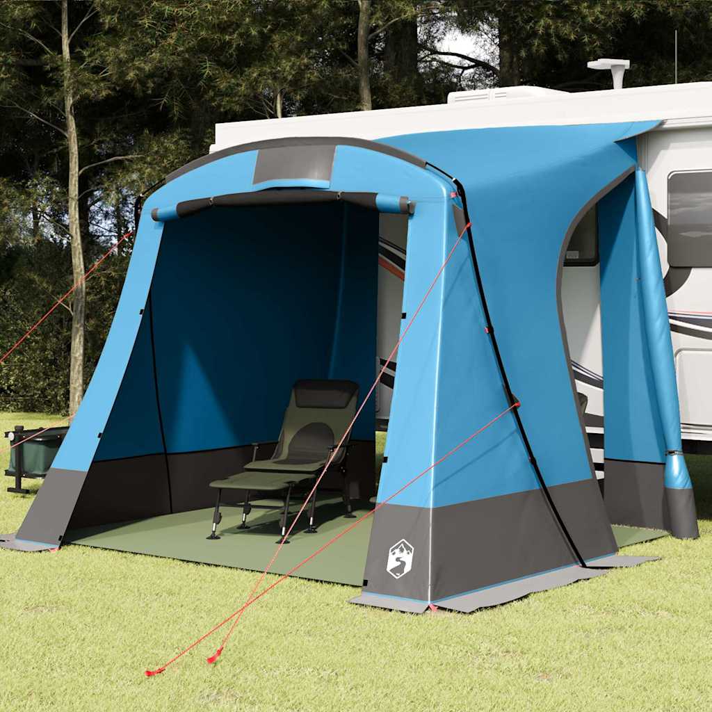vidaXL Achterkleptent met dak Groen 285 x 255 x 245 cm taft