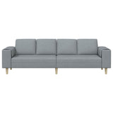 vidaXL Woonkamerbank Lichtgrijs 250 x 77 x 76 cm Polyester