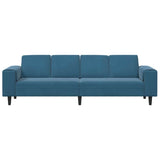 vidaXL Woonkamerbank Blauw 250 x 77 x 76 cm