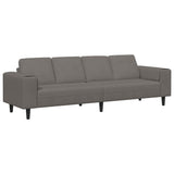 vidaXL Banque avec coussins de lumière 250 x 77 x 76 cm Tissu en velours côtelé