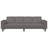 vidaXL Banque avec coussins de lumière 250 x 77 x 76 cm Tissu en velours côtelé