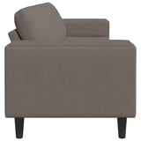 vidaXL Banque avec coussins de lumière 250 x 77 x 76 cm Tissu en velours côtelé