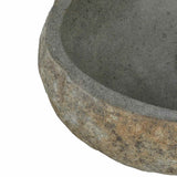 vidaXL Riverstone basin Light grey 30-37 x 25-30 x 12 cm Riverstone