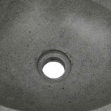 vidaXL Riverstone basin Light grey 30-37 x 25-30 x 12 cm Riverstone