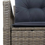 vidaXL Tuin Sofa met kussen 120 x 62 x 69 cm poly rattan