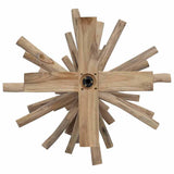 vidaXL Kerstboom met standaard Bruin 90 cm Massief teakhout