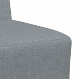 vidaXL Modulaire Sofa Eenheid Armless 2 pcs Lichtgrijs 55 x 74 x 82 cm