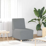 vidaXL Modulaire Sofa Eenheid Armless 2 pcs Lichtgrijs 55 x 74 x 82 cm