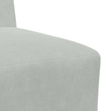 vidaXL Modulaire Sofa Eenheid Armless 2 pcs Lichtgrijs 55 x 74 x 82 cm