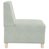 vidaXL Modulaire Sofa Eenheid Armless 2 pcs Lichtgrijs 55 x 74 x 82 cm