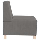 vidaXL Modulaire Sofa Eenheid Armless 2 pcs Lichtgrijs 55 x 74 x 82 cm