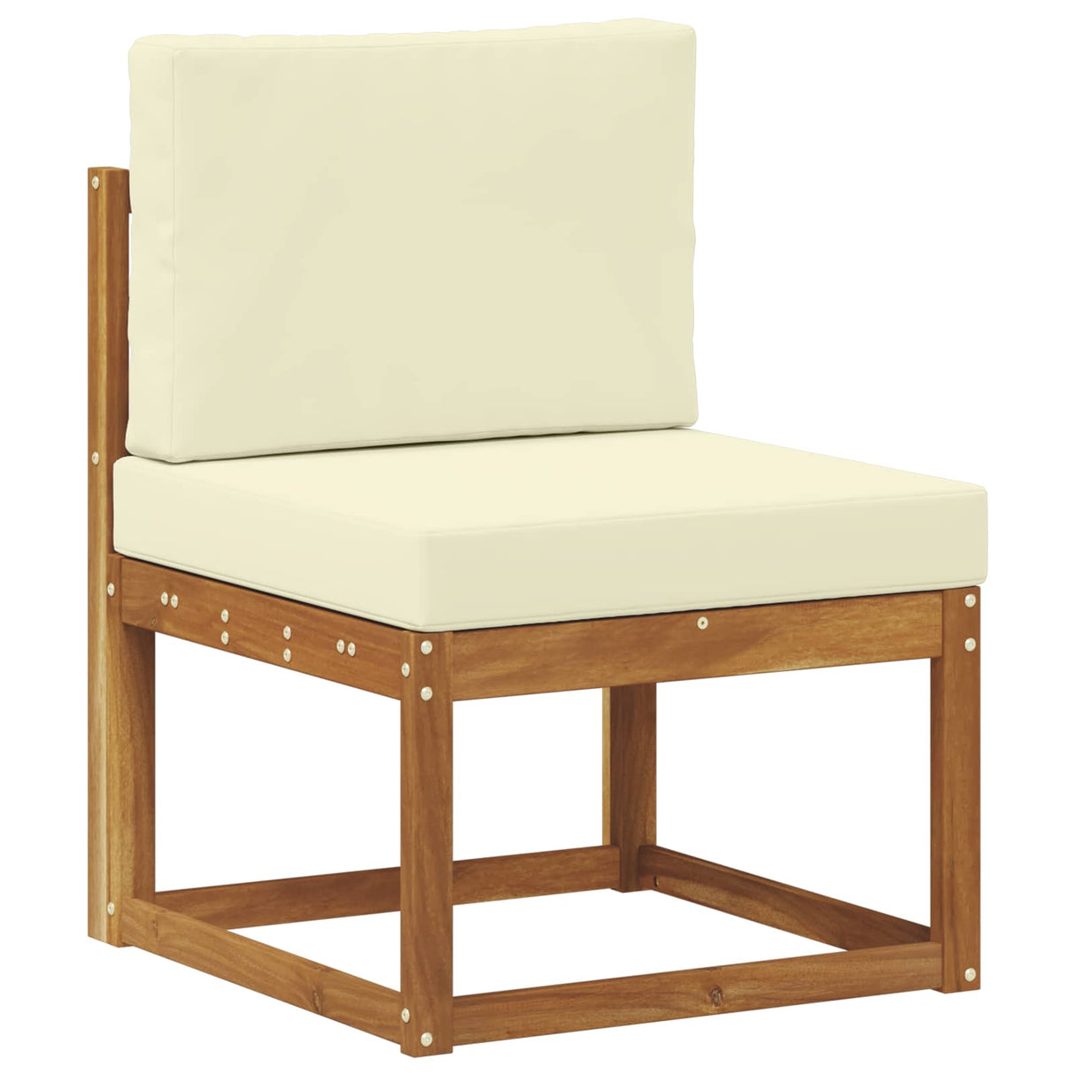vidaXL Outdoor Sofa Set 7 pcs Natural Solid Acacia Wood