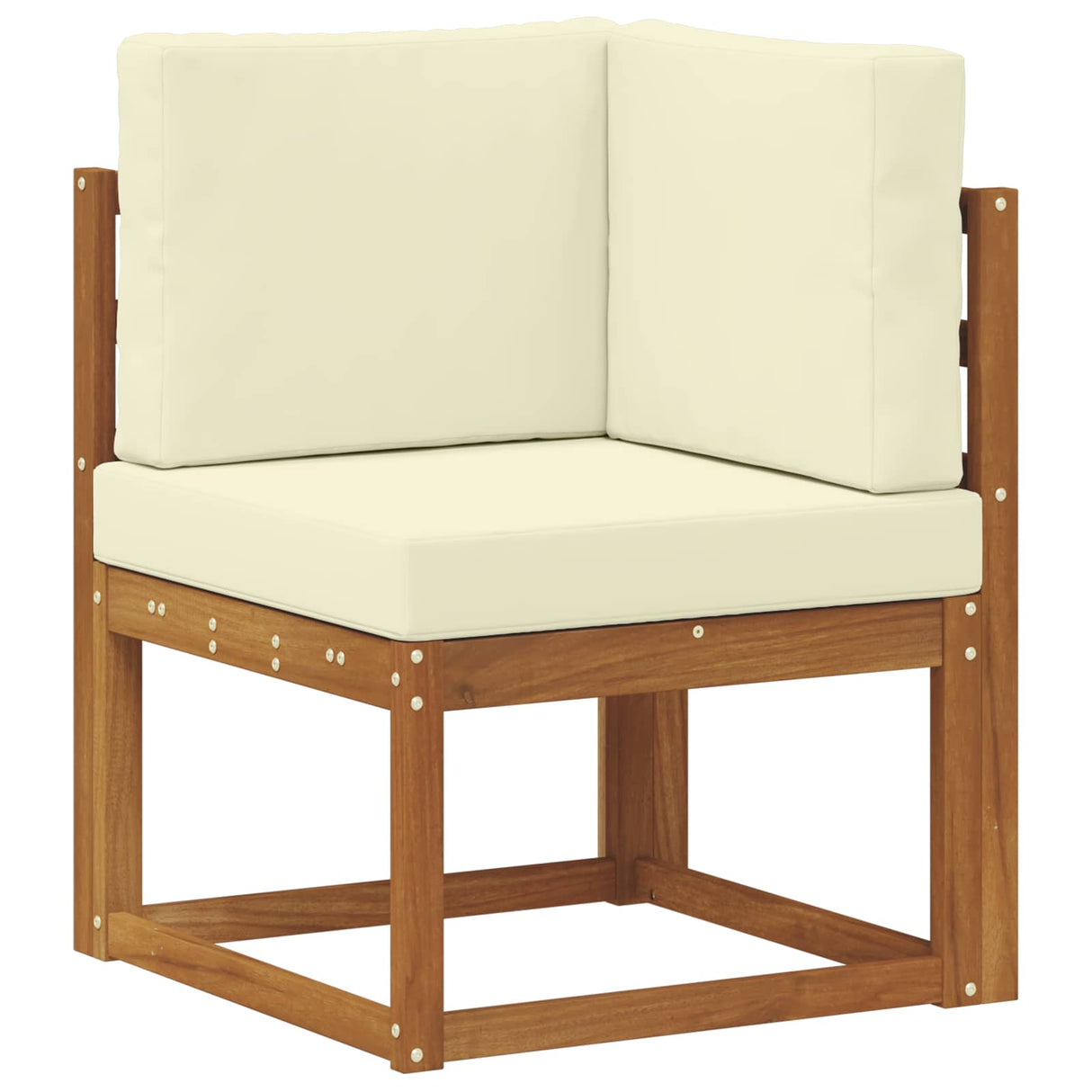 vidaXL Outdoor Sofa Set 7 pcs Natural Solid Acacia Wood