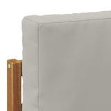 vidaXL Buiten bank set met kussen 8 pcs Natuurlijk en Crème