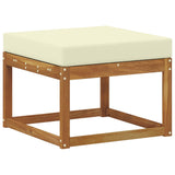 vidaXL Ensemble de canapés d'extérieur Bois d'acacia massif Naturel