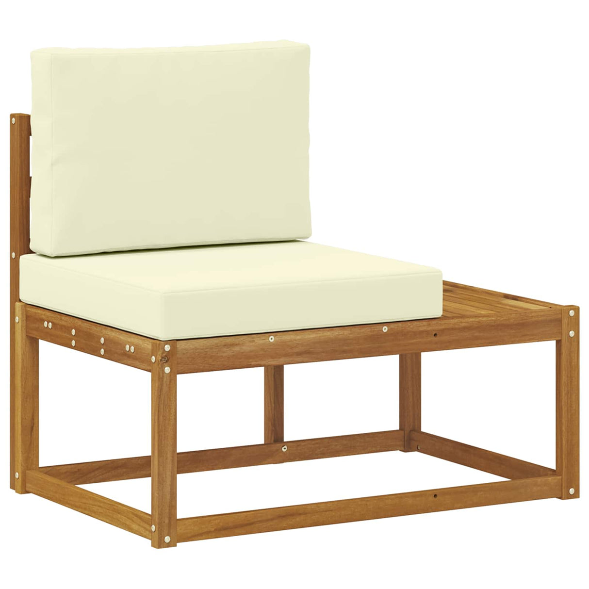 vidaXL Outdoor Sofa Set 6 Piece Natural Solid Acacia Wood