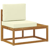 vidaXL Buiten bank set 7 Stuk Naturel Massief Acacia Hout