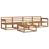 vidaXL Buiten bank set 5 pcs Naturel Massief Acacia Hout