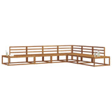 vidaXL Ensemble de salon de jardin 6 pcs Bois d'acacia massif naturel
