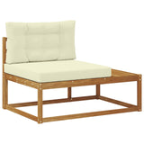 vidaXL Outdoor Sofa Set 7 Pieces Natural Solid Acacia Wood
