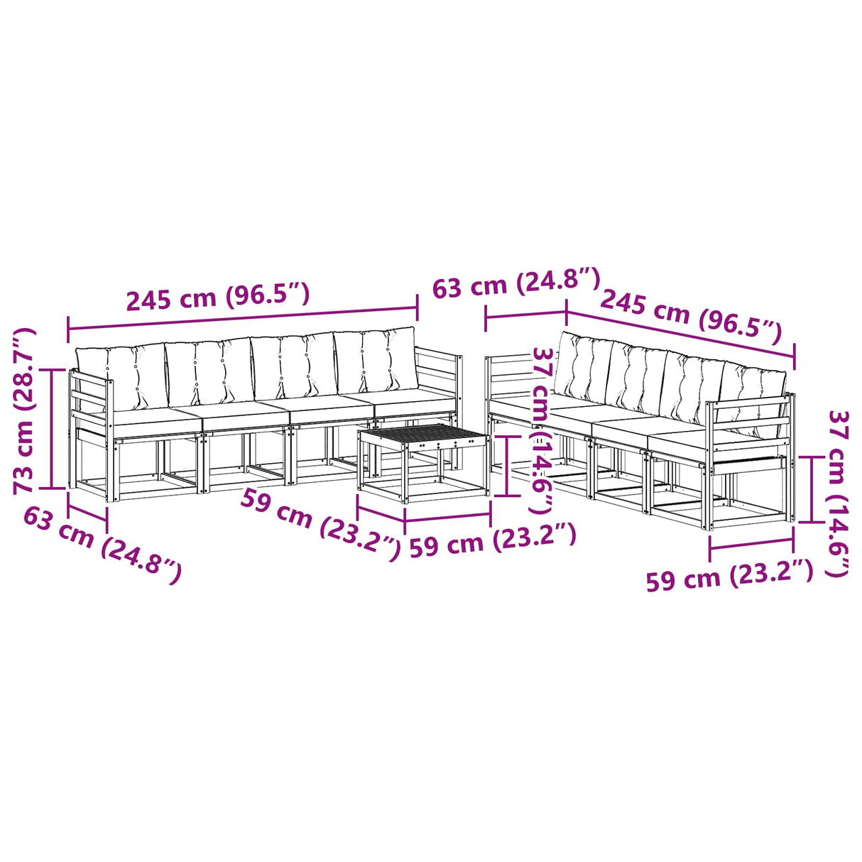 vidaXL Ensemble de banque de construction avec ustensiles 9 pcs Naturel et Crème