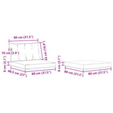 vidaXL Outdoor Sofa Set with Cushions 6 pcs Natural and Cream