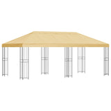 vidaXL Paviljoen met zijwanden 6 x 3 m Beige Polyester en Staal 190
