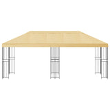 vidaXL Paviljoen met zijwanden 6 x 3 m Beige Polyester en Staal 190