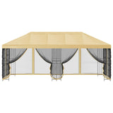 vidaXL Paviljoen met zijwanden 6 x 3 m Beige Polyester en Staal 190