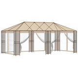 vidaXL Gazebo Frame 6 x 3 m Zwart Staal