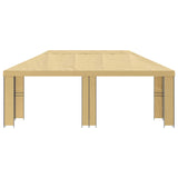 vidaXL Tuinpaviljoen 6 x 3 m Beige Polyester en Staal 190