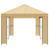 vidaXL Tuinpaviljoen 6 x 3 m Beige Polyester en Staal 190