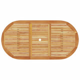 vidaXL Tuin Eettafel Set 7 pcs Bruin Massief Acacia Hout