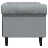 vidaXL Bank Lichtgrijs 78,5 x 74,5 x 74,5 cm Polyester
