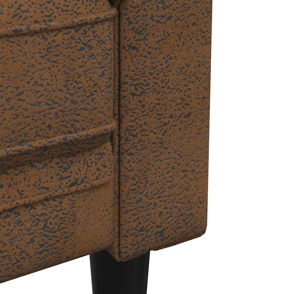 vidaXL Bank Bruin 78,5 x 74,5 x 74,5 cm Polyester